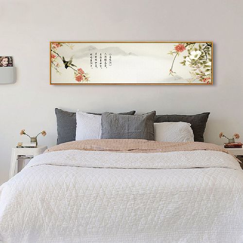 卧室书房床头字画装饰画茶室中式挂画