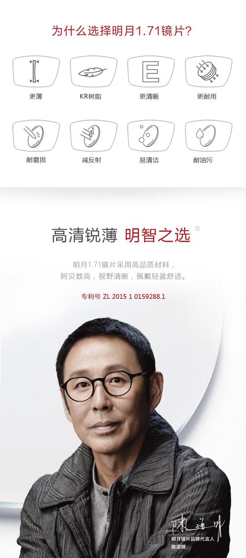 mingyue 明月 1.71折射率 pmc非球面镜片 2片