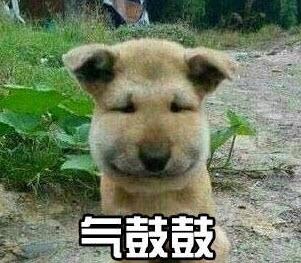 鼓嘴生气表情包