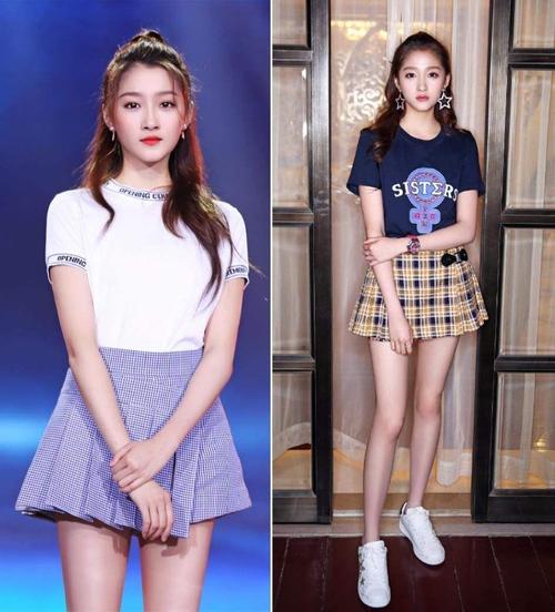 关晓彤代言卫生巾,看到她穿"芭比粉裤"下的腿,这身材我羡慕了