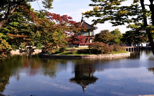 精选韩国青瓦台外景风光图片桌面壁纸下载-风景壁纸