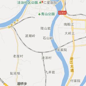 娄底市冷水江市行政地图