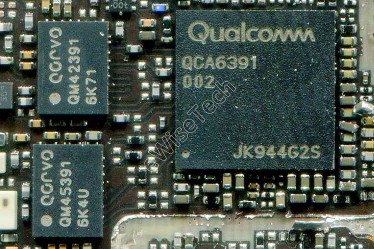 红魔5g 的wifi芯片方案,qca6391 2颗nxp wifi前端模块芯片.
