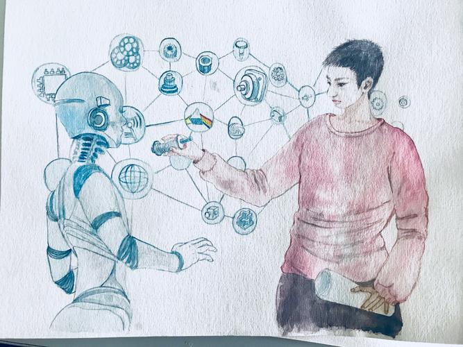 手绘科普类插画