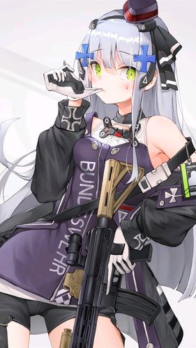 少女前线同人文海水浴吗是和hk416一起的哟