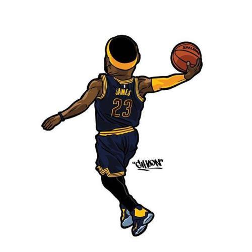 勒布朗詹姆斯简笔画