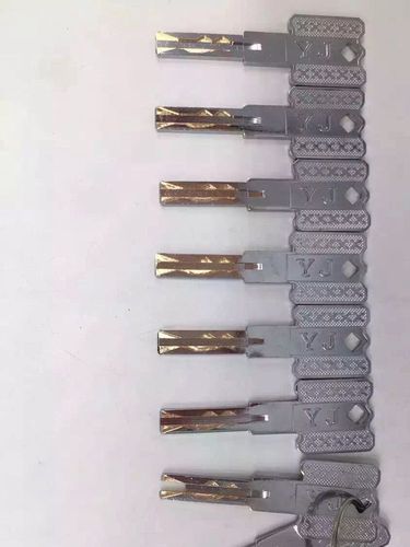 防盗门锁芯叶片锁心全铜 铜钥匙 超c级锁芯 防盗门锁心 锁具配件