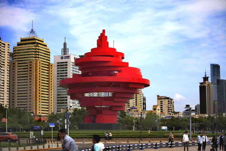 五四广场看美丽青岛