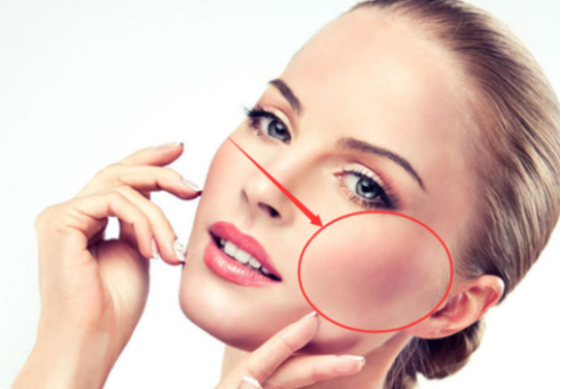 脸颊是在什么位置带图片