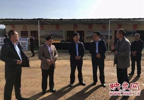 驻马店市委书记陈星到确山县调研矿山生态恢复整治工作