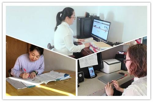 教师为学生进行线上答疑解惑