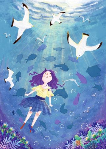 白日梦|插画|插画习作|丢丢同学呀 - 原创作品 - 站酷