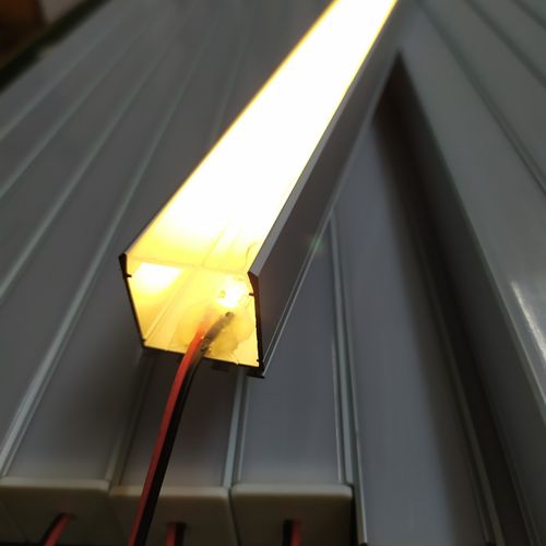 20*20墙面发光室内线条灯 墙面开槽2公分拼接线条灯 铝合金线条灯