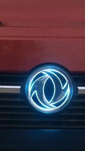 东风天龙发光车标