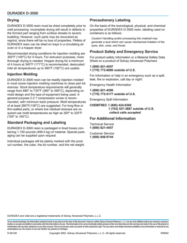 物性表_索尔维 ppsu 美国苏威 d-3000 datasheet.pdf