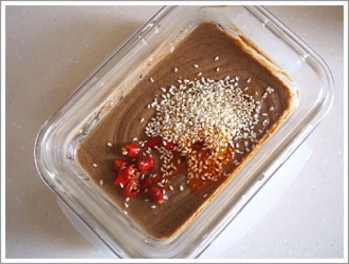 芝麻酱原料:芝麻酱50g,花生酱20g,生抽15…-堆糖,美好生活研究所