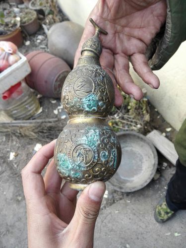 大明宣德铜葫芦帮忙看一下