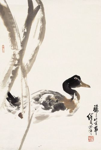 刘继卣写意鸡鸭鹅作品欣赏