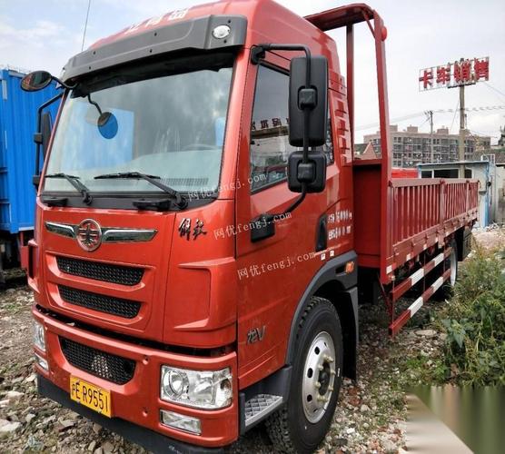 国五现车.解放龙v6.8平板车.一百万全保. 14.8万元出售