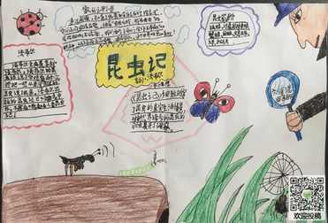 昆虫记中蟋蟀的手抄报 昆虫记手抄报