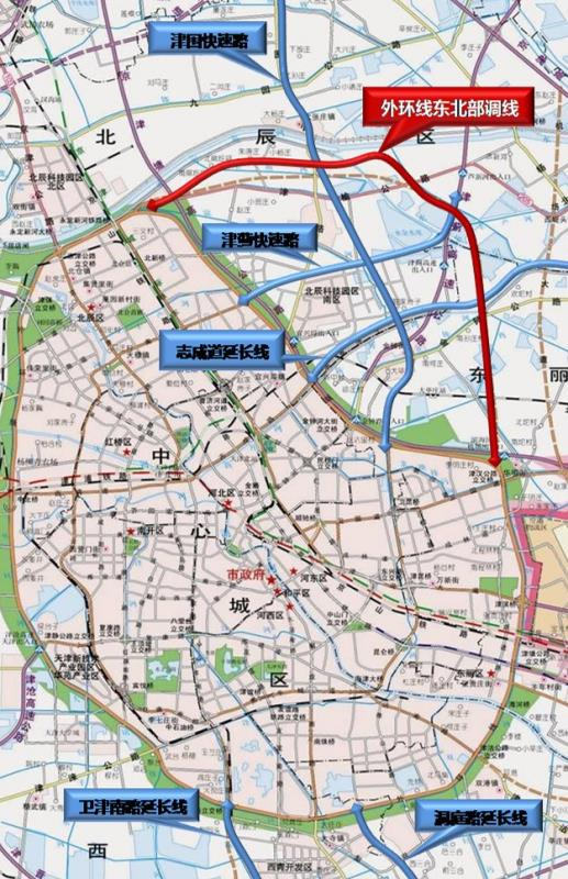 城事| 天津外环线 "鸭梨"变"芒果"啦