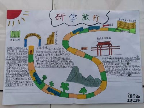 最后,分享一下我们的研学手抄报.