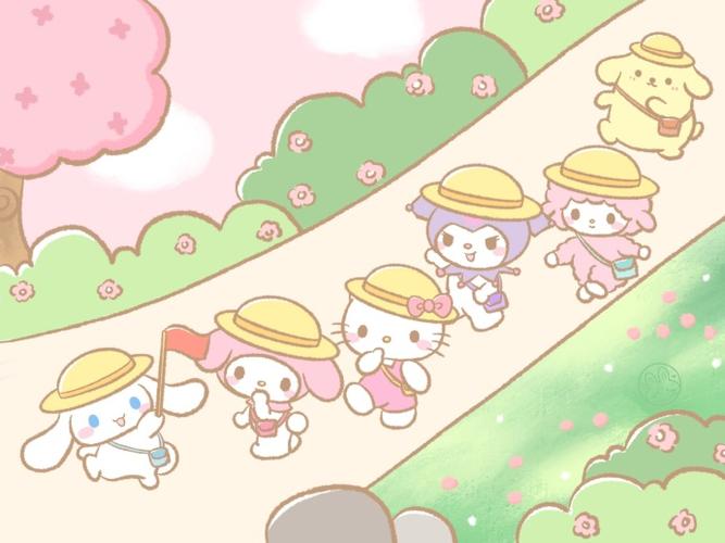 hellikitty##美乐蒂##库洛米##玉桂狗壁纸