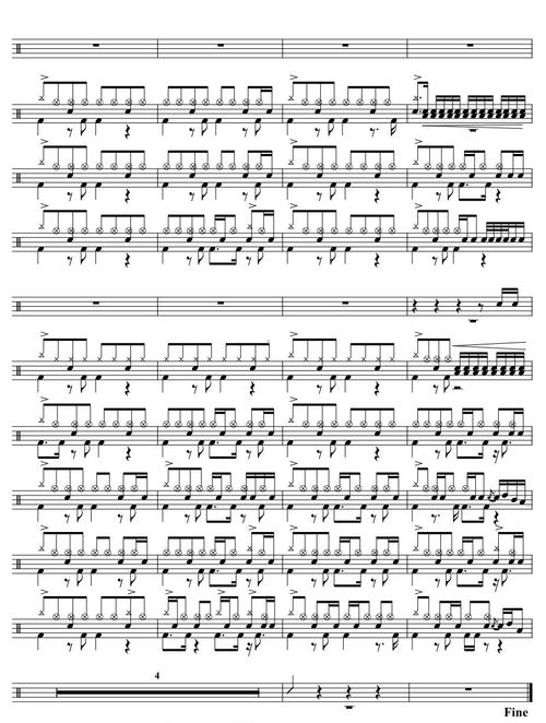 七里香(架子鼓谱)-周杰伦