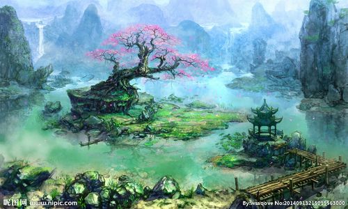 中国古风古典cg场景高清设计图__风景漫画_动漫动画_设计图库_昵图网