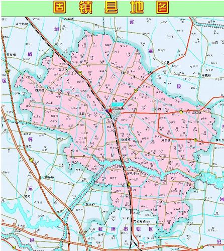 固镇县行政地图