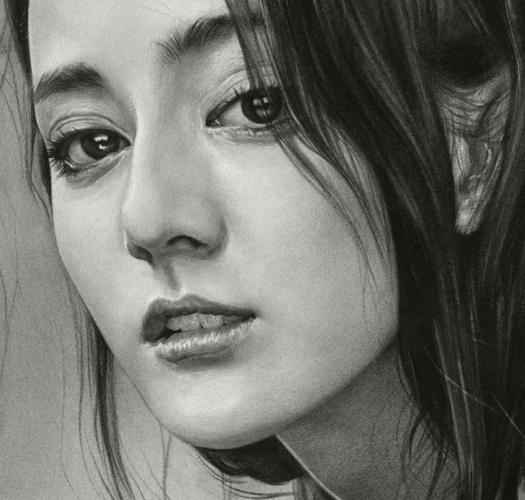 美术生学霸画出的明星素描,栩栩如生好似真人,网友:跟