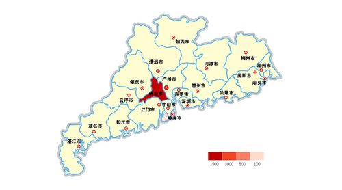 图3 广东省专利地域分布图