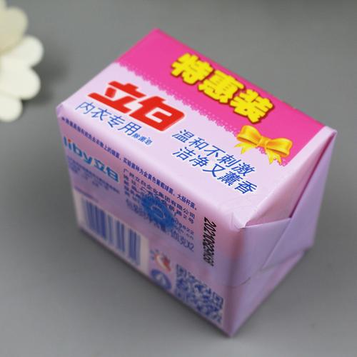 块去污去雪渍薰衣草香氛除菌洗衣皂肥皂呵护安全 8 101g 立白内衣皂