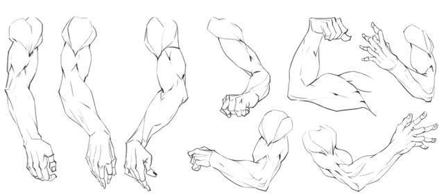 非常简单的手臂画法绘画初学者必学知识点