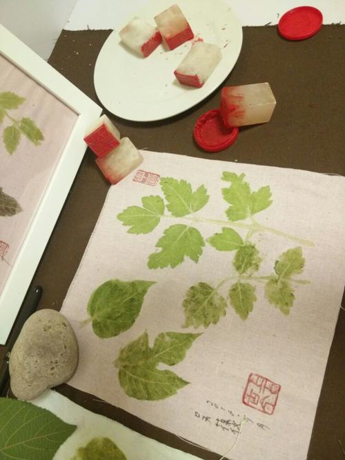 植物拓染敲敲乐洛阳香蜜会三月第二期活动招募