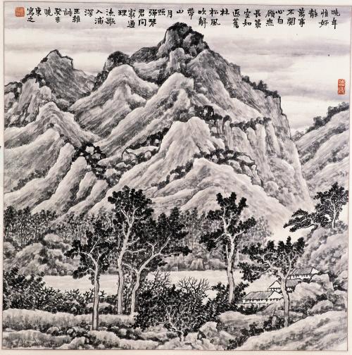 崔晓东先生作品欣赏(中国山水画艺术网编辑)