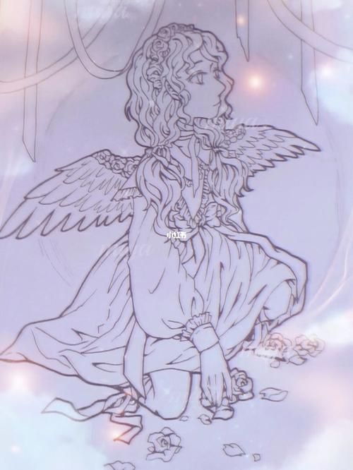 天使_插画_绘画_手绘_种草_天使_兴趣爱好_绘画
