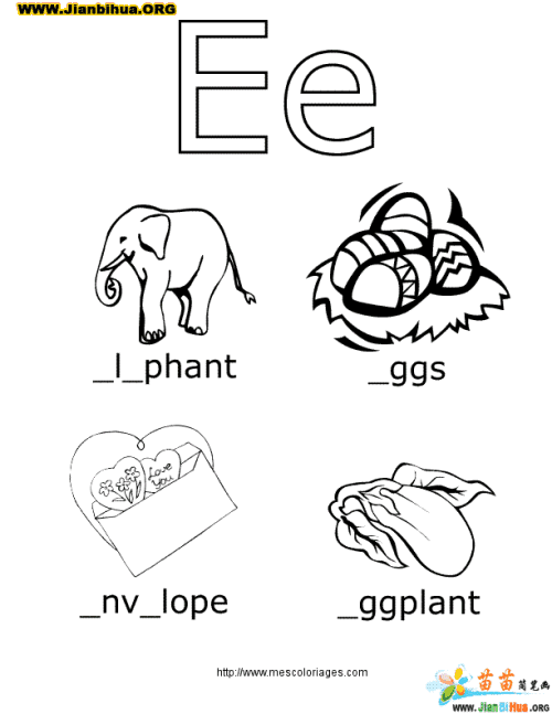 26个字母开头的单词简笔画