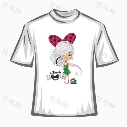 t恤图案 白色 服装设计 潮流卡通t恤图案图形 t恤图案 t恤衫