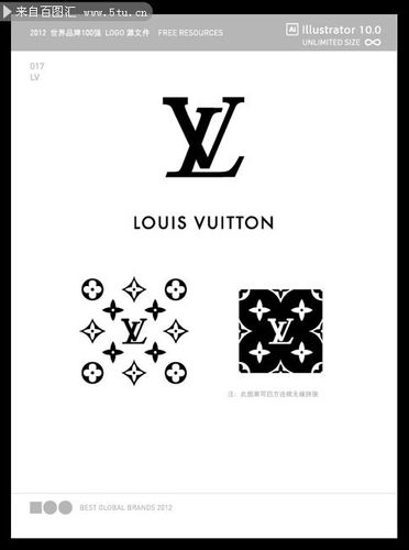 lv标志矢量素材