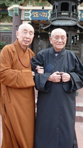 梦公上人拜会觉光长老 - 梦参老和尚 - 梦参老和尚的博客