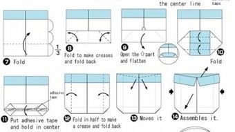 折纸袋子图解超简单漂亮的小礼袋