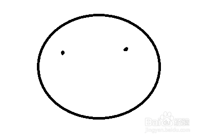 画一个圆脑袋的小鸡简笔画