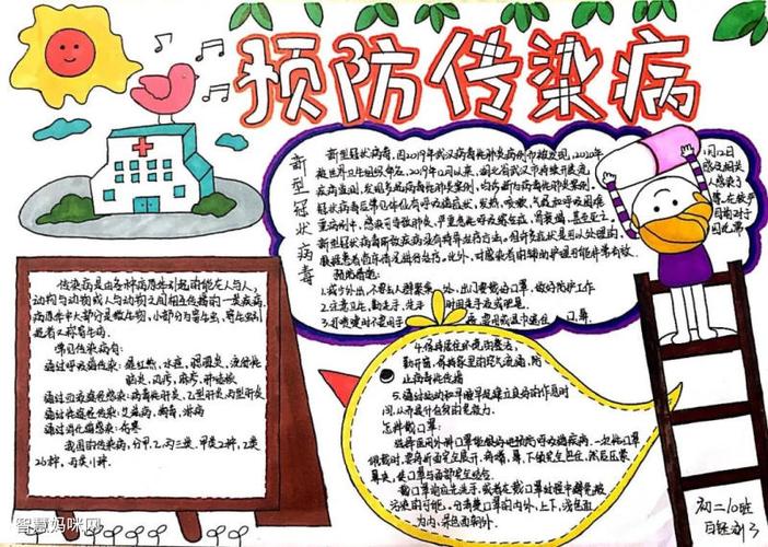 预防传染病手抄报简单又漂亮