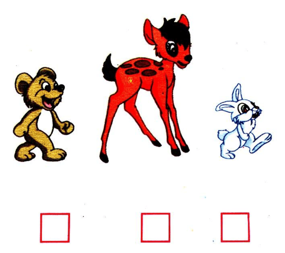 动物比高矮简笔画