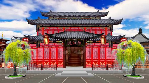 古代青楼妓院烟花柳巷背景_1920x1080_高清视频素材下载(编号:4695855