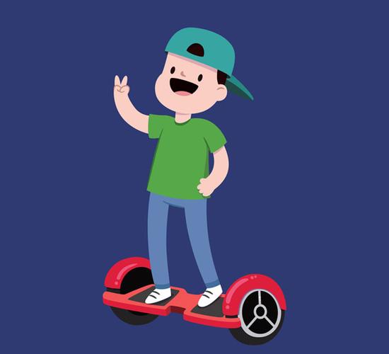 0点关键词:卡通骑电动平衡车的男子矢量素材,卡通,电动平衡车,男子