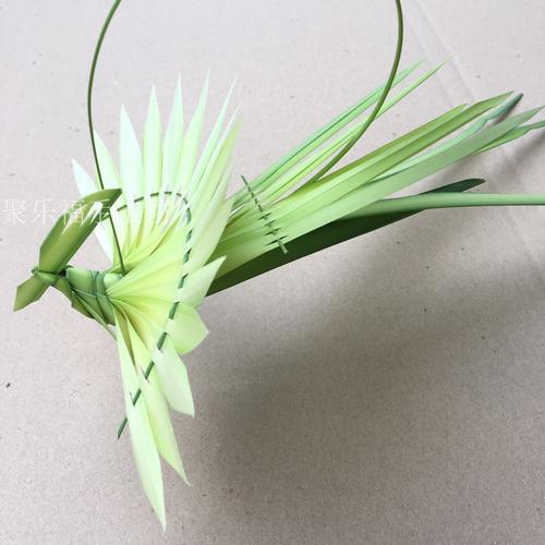 棕编动物工艺品新鲜野生棕榈叶编织孔雀开屏长沙非遗民间手工艺品