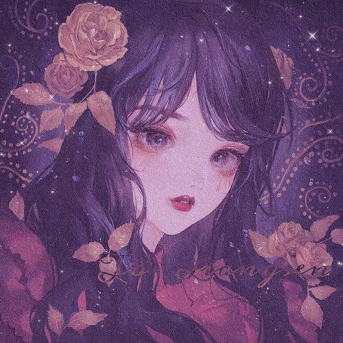 动漫女头像拿图点赞呀