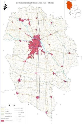 规划文件亳州市谯城区土地整治项目规划图